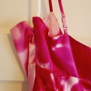 Pink Silk Slip Dress